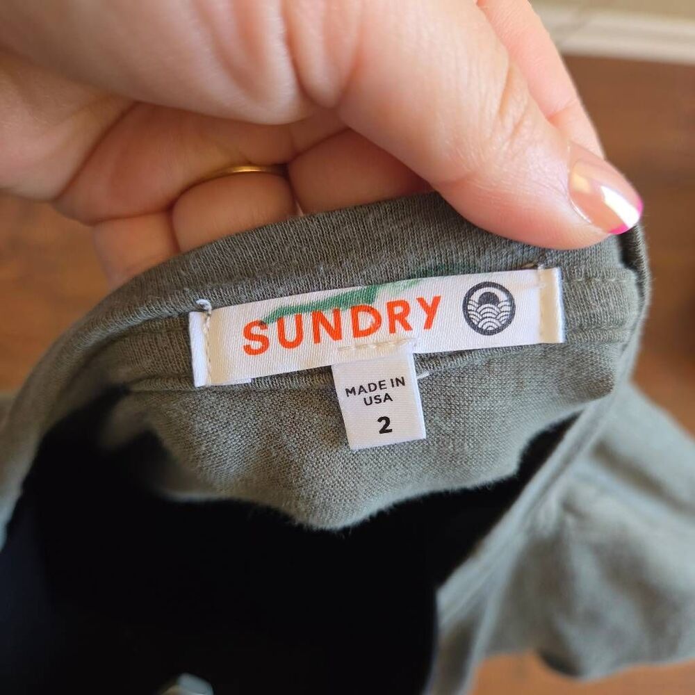 Sundry Ruched Mini Shirtdress - Picture 7 of 7